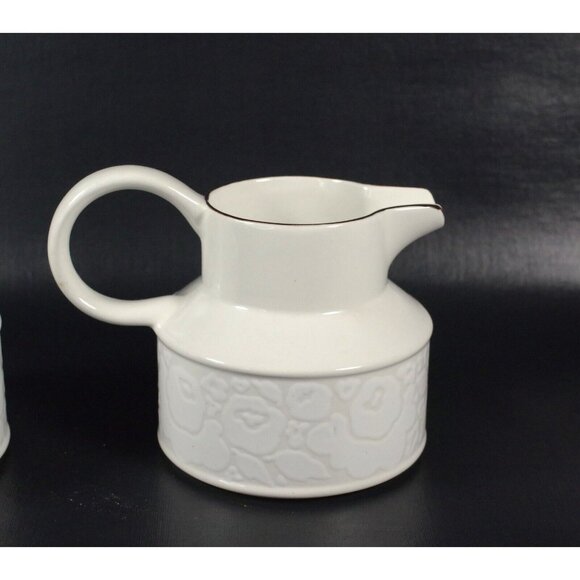 Creamer and Sugar Set Midwinter Stonehenge "Winter" Pattern, Wedgwood Potteries - Picture 4 of 9